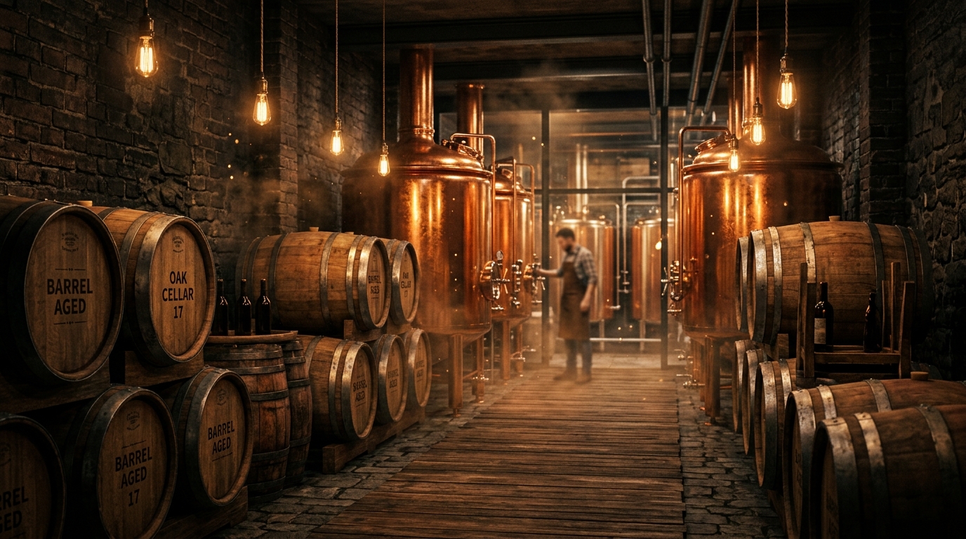 Salvador Craft Brewery Cellar